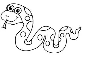 Dibujos de Serpientes para Colorear